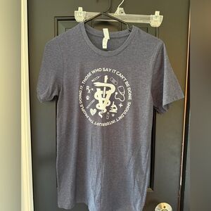 Bella Canvas Navy Graphic Tee